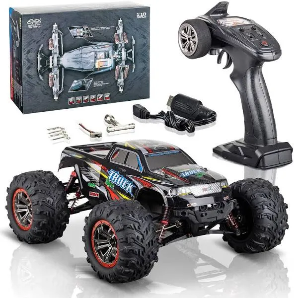 1:10 Scale RC Truck | High-Speed Hobby Grade RC Car, Hits 30MPH | Off Road 4W...