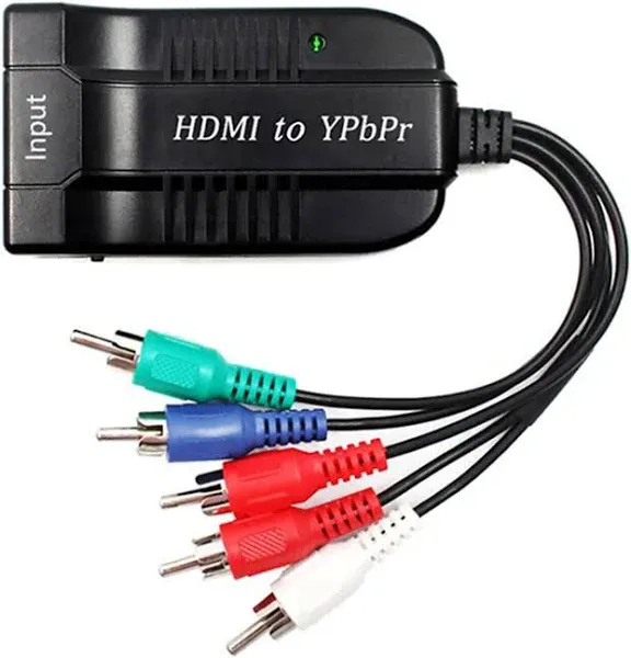 HDMI to 1080P YPBPR Component Video 5RCA RGB Converter For DVD Recorders