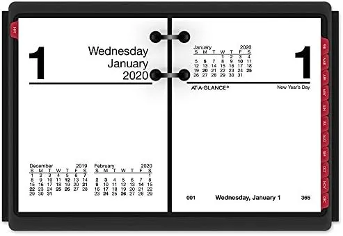 AT-A-GLANCE Compact Desk Calendar Refill