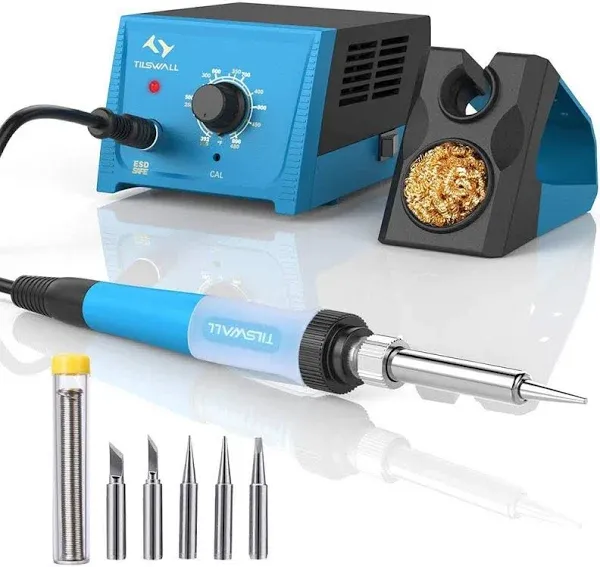 Soldering Station 65W Tilswall Solder Station Welding Iron with Smart Temperature Control