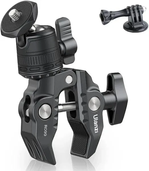 Ulanzi R099 Super Clamp with Mini Ball Head Monitor Mount