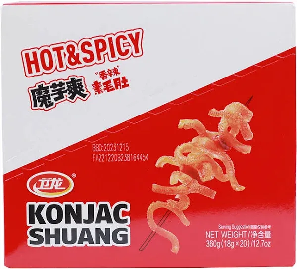 WeiLong Konjac Snack Spicy Hot Strips Spicy Snacks Latiao La tiao