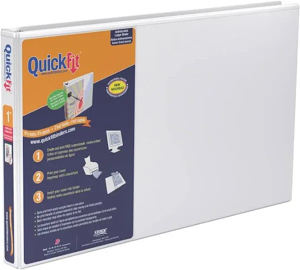 quickfit heavy duty 11 x 17 inch spreadsheet view binder