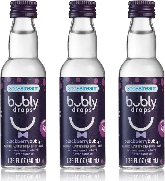 SodaStream Blackberry Bubly Drops