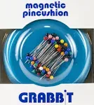 Grabbit Magnetic Pincushion W/50 Pins-Teal (Pack Of 1)