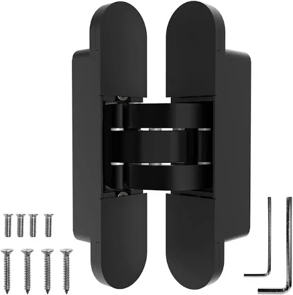 Villar Home Designs 3D Concealed Invisible 3 Way Adjustable Heavy-Duty Door Hinge