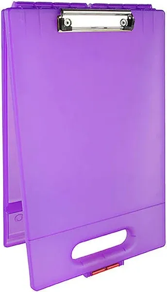 Dexas Clipcase Storage Clipboard with Handle, Purple