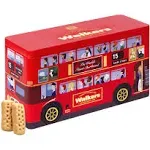 Red London Bus Tin w/Mini Shortbread Fingers 250g