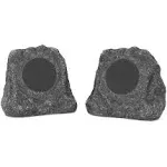 Innovative Technology Bluetooth Outdoor Rock Speakers Pair