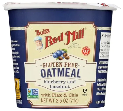 Bob's Red Mill Blueberry and Hazelnut Oatmeal Cup