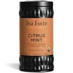 Tea Forte Citrus Mint Loose Leaf Tea Canisters