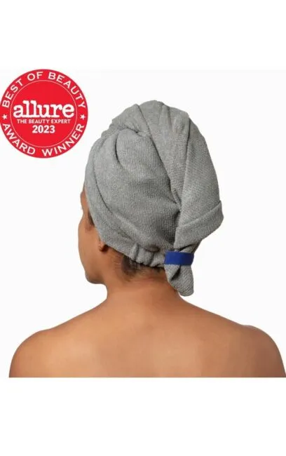 AQUIS Towel Hair-Drying Tool Water-Wicking Ultra-Absorben<wbr/>t Recycled Microfiber