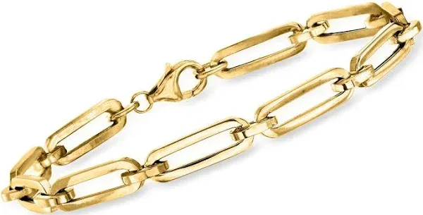 14kt Yellow Gold Paper Clip Link