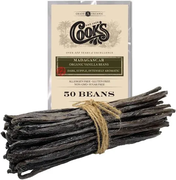 Organic Madagascar Whole Vanilla Beans Grade A Vanilla Pods