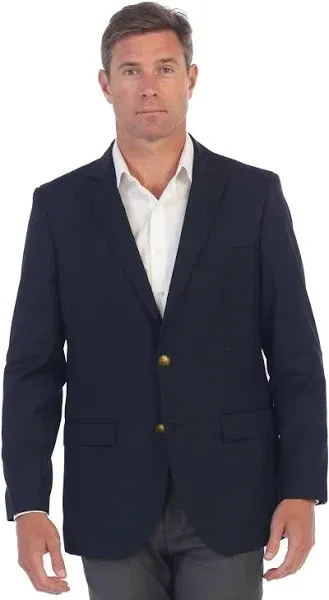 Gioberti Mens Formal Navy Blazer Jacket, Size 42 Regular