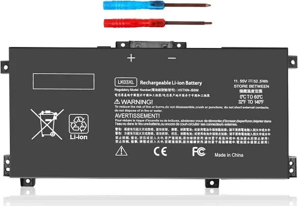 Genuine LK03XL Battery For HP ENVY X360 15-BP 17-CE 17-BW L09281-855 916814-855