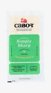 Cabot Vermont Sharp Cheddar Cheese 8 oz