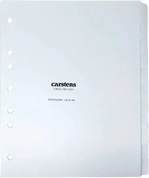 Carsten Heavy Duty Plastic Dividers