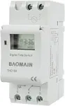 Baomain Thc15a Digital LCD Power Weekly Programmable Timer Switch AC 220V 1343503