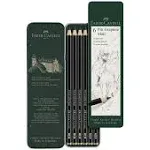 Faber-Castell : Pitt Graphite Matt Pencil : Tin Set of 6