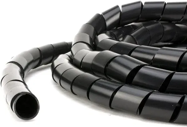 Secure Cable Ties Secure Black Polyethylene Spiral Wrap