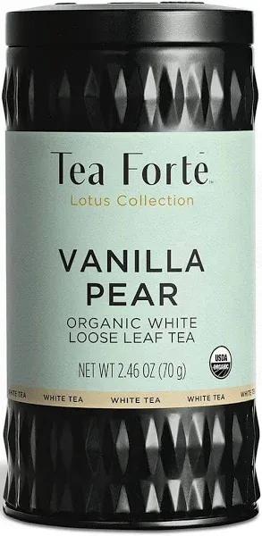 Tea Forte Vanilla Pear Organic White Tea