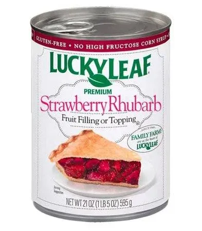 Mohu Leaf Premium Strawberry Rhubarb Pie Filling or Topping