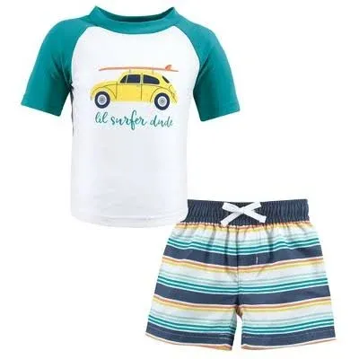 Hudson Baby Boys Swim Rashguard Set