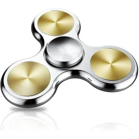 ATESSON Fidget Spinner Toy, 4 to 10 min Spins, Ultra Durable Stainless Steel,...