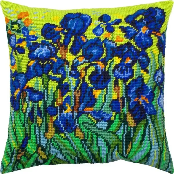 Brvsk Irises Needlepoint Kit