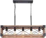 Farmhouse 5-Light Dining Room Light Fixture