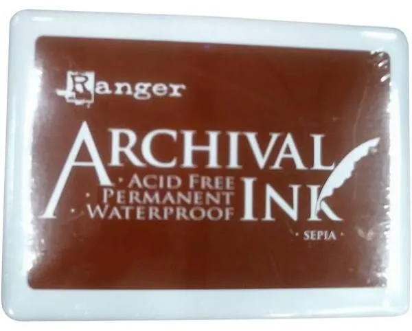 Archival Ink Jumbo Ink Pad #3, Sepia