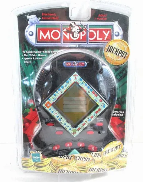 Hasbro Monopoly Jackpot Handheld Electronic Game