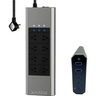 Austere VII Series 6-Outlet Power Surge Protector