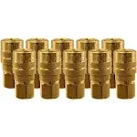 10 X Milton 715BK M Style Quick Coupler: 1/4-Inch Female Coupler