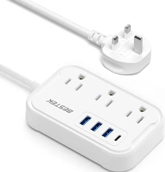 BESTEK UK Travel Plug Adapter