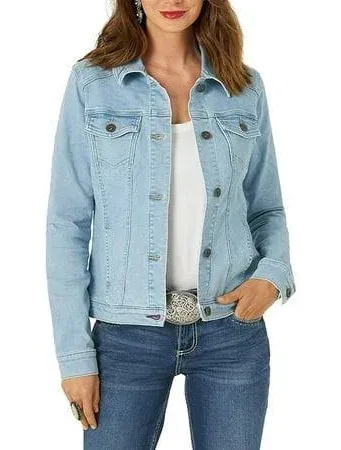 Wrangler Women's Authentics Stretch Denim Jacket