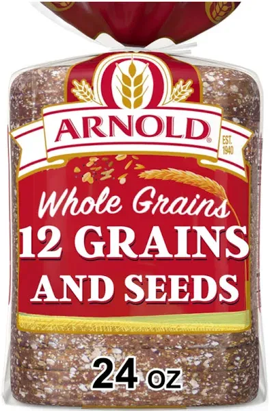 Arnold Whole 12 Grains & Seeds Bread (24 oz)