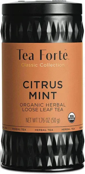 Tea Forte Citrus Mint Loose Tea Canister