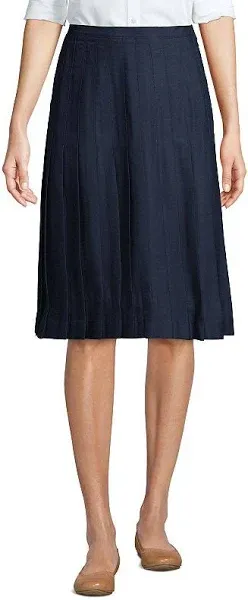 Lands' End Women's School Uniform Pleated Skirt