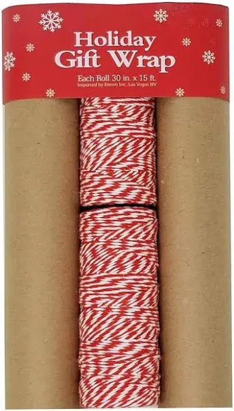 K-Kraft Classic Kraft Wrapping Paper Set