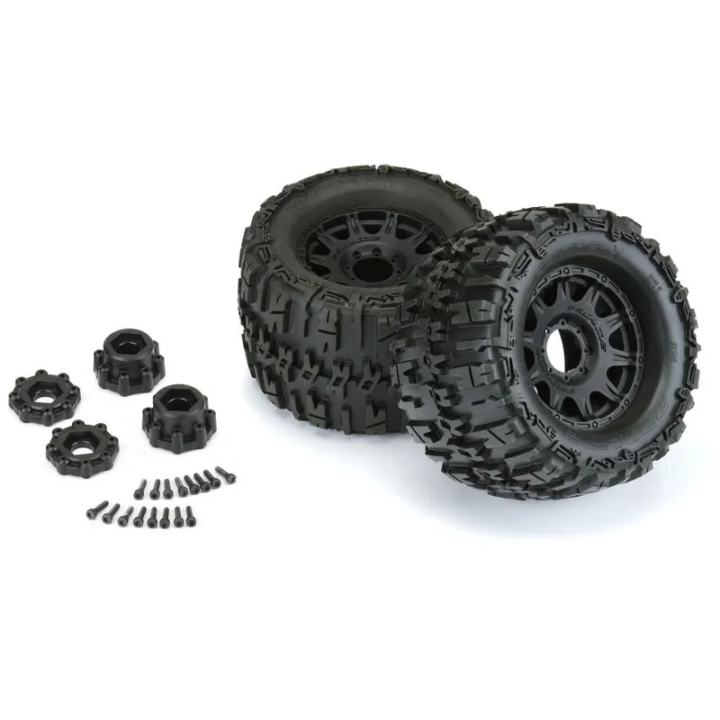 Pro-Line Racing 1184-10 Trencher X 3.8" All Terrain Tires Mounted (Pack of 2)