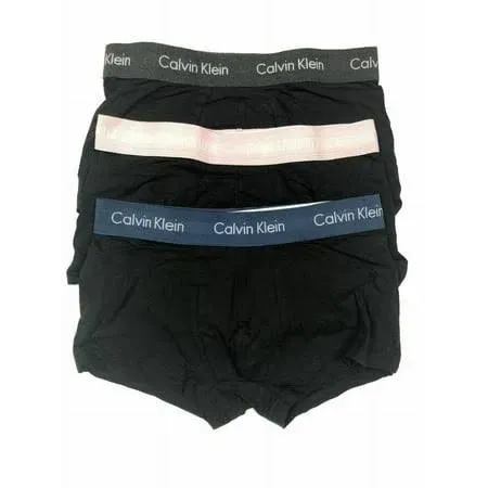 Calvin Klein Black Cotton Men Underwear Trunk Men's Pack