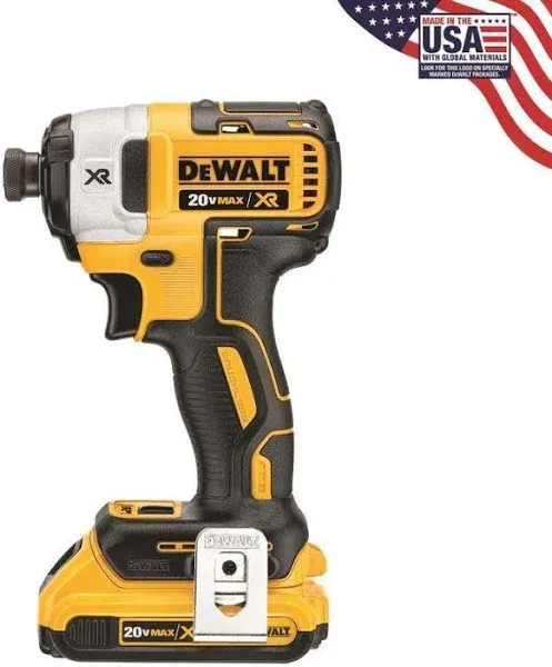 DeWalt 20V MAX Lithium-Ion Cordless Brushless 1/4" 3-Speed Impact Driver Kit