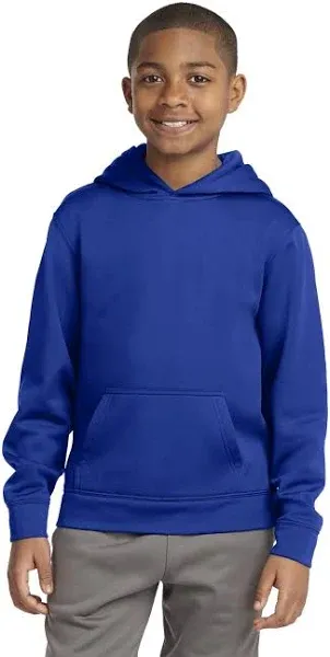 Sport-Tek Youth Sport-Wick Fleece Hooded Pullover