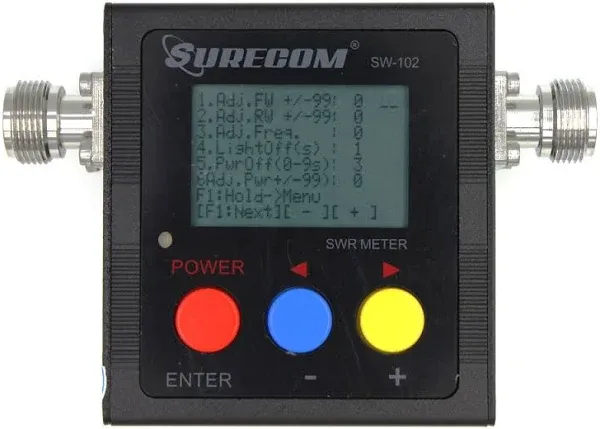 Surecom SW-102 125-525 MHz Digital VHF/UHF Power & SWR Meter