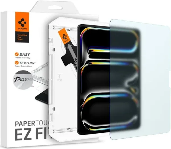 iPad Pro Series Screen Protector Paper Touch EZ Fit - Spigen.com iPad Pro 13-inch (2024) / Clear / in Stock