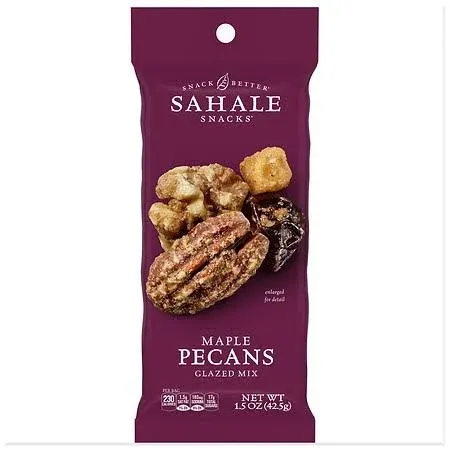 Sahale Snacks Maple Pecans Walnuts Apples Cherries Glazed Trail Mix, 13.3 Ounce