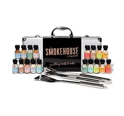 Smokehouse BBQ Grilling Case and Rubs Gift Set