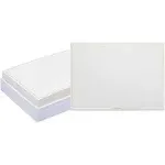 Paper Junkie White Cardstock with Gold Foil Border and Envelopes (5 x 7 in, 50 Sheets)